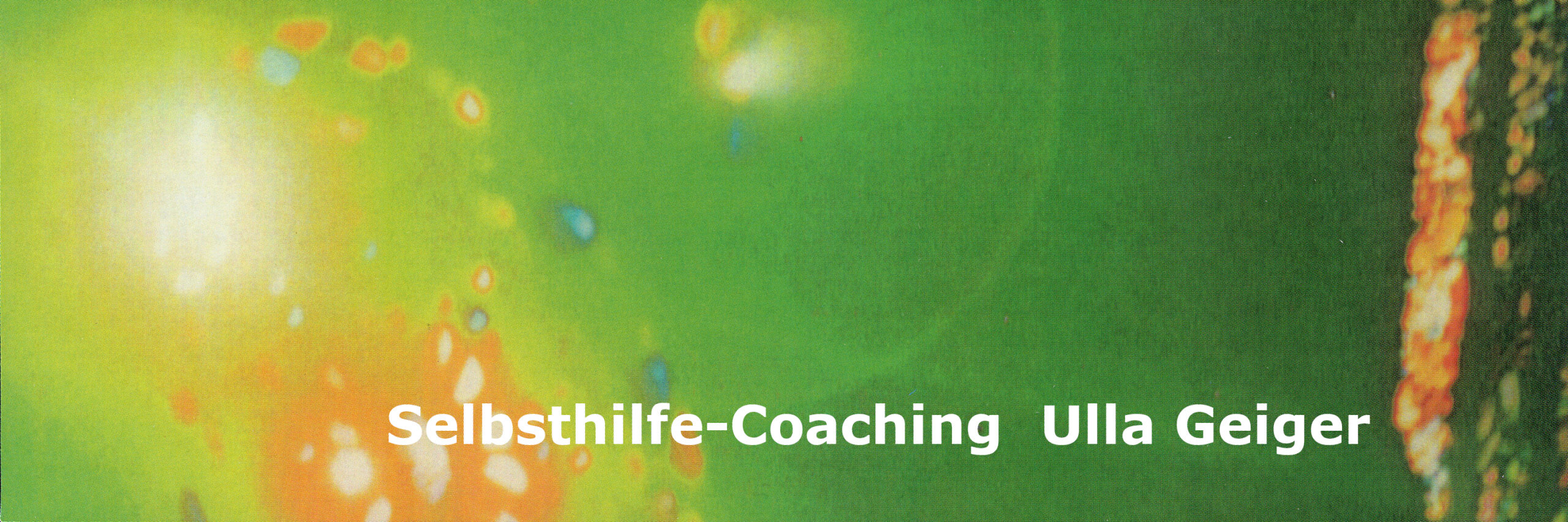 Selbsthilfe-Coaching Ulla Geiger